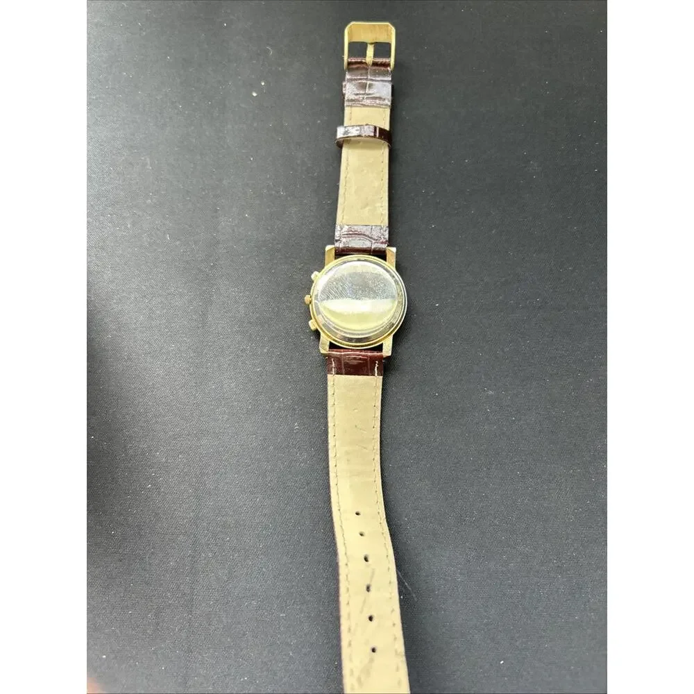 Gold Tone Pearlized Dial Women’s Quartz Watch